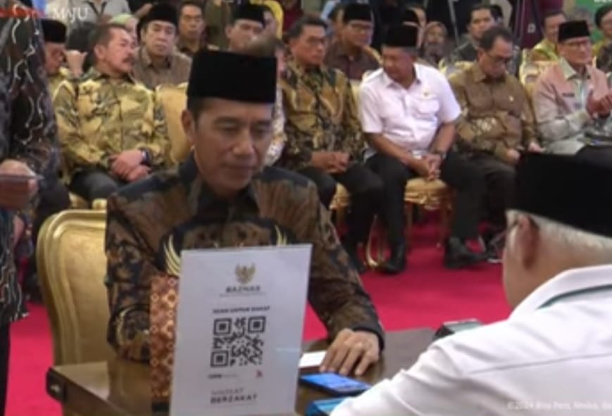 Serahkan Zakat Presiden Jokowi dan Wapres Ma’ruf Amin melalui Baznas