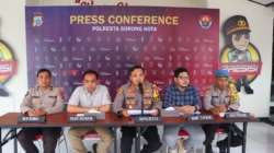 Polresta Sorong Kota Gelar Press Conference Tindak Pidana Korupsi