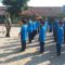 Babinsa Memperkenalkan Latihan Baris Berbaris Kepada Generasi Muda