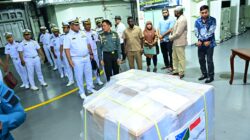 Wakili Pemerintah Indonesia, Satgas Port Visit 2024 Salurkan Bantuan Obat-obatan Ke Negara Solomon Islands