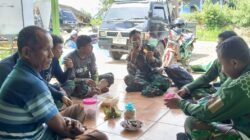 Satgas TMMD Sambangi rumah warga RT. 13 desa Kertabuana