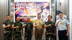 Kasum TNI Terima Courtesy Call  Athan Australia Brigjen Matt Campbell