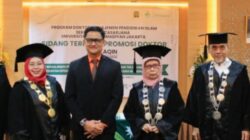 Pamen TNI AU Raih Gelar Doktor Predikat Cumlaude di Pascasarjana Universitas Muhammadiyah Jakarta