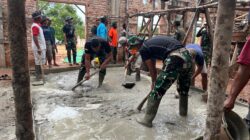 Kebersamaan Membawa Berkah: TNI dan Warga Sipias Bangun Masjid Nurul Huda di Perbatasan Papua