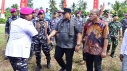 Rumkitlap Yonkes 3 Marinir Gelar Pengobatan Umum Gratis Saat Peresmian Kampung Bahari Nusantara Pasmar 3 Tahun 2024