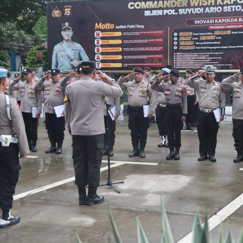 Wakapolresta Tangerang Pimpin Apel Pagi, Tekankan Pengamanan Humanis Pada Aksi Unras