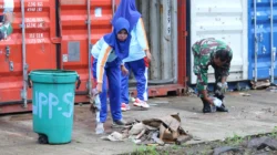 Koramil 1505-01 Tidore dan KUPP Soasio, Bersatu Wujudkan Pelabuhan Bebas Sampah