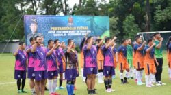 Kapusjaspermildas TNI Buka Pertandingan Futsal Antar Staf Umum Mabes TNI Tahun 2024