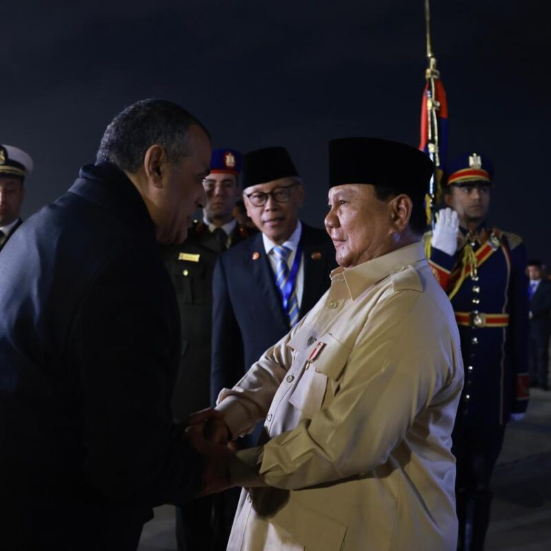 Presiden Prabowo Subianto Disambut Hangat di Kairo, Fokus Pertemuan Bilateral dan KTT D-8