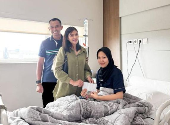 Danyonif 2 Marinir dan Ketua Ranting B Tunjukkan Kepedulian, Kunjungi Prajurit yang Sakit di Jabodetabek