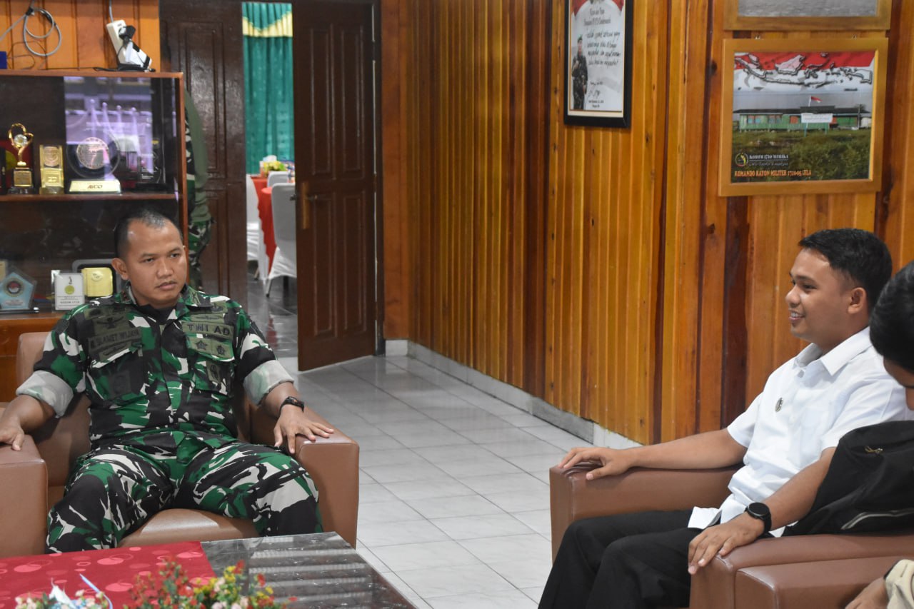 Dandim 1710/Mimika Terima Kunjungan Silaturahmi Kepala Koordinator SPPI Wilayah Papua Tengah Program MBG