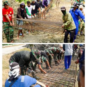 IMG_20250811_123948 Bersama Warga, Satgas TMMD 125 Bojonegoro Kebut Pengerjaan Rehabilitasi Check Dam