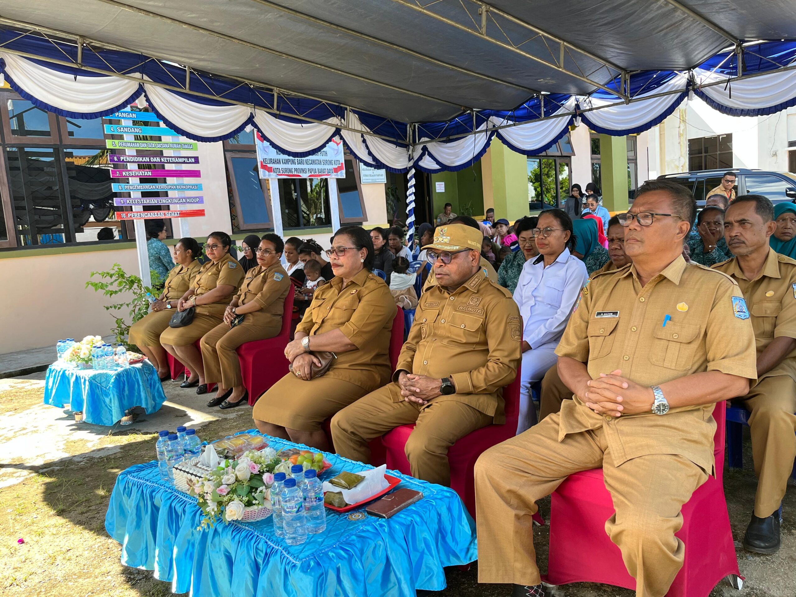 Cegah Stunting Ibu Hamil dan Balita, Walikota Sorong Launching Program Pangan Tambahan
