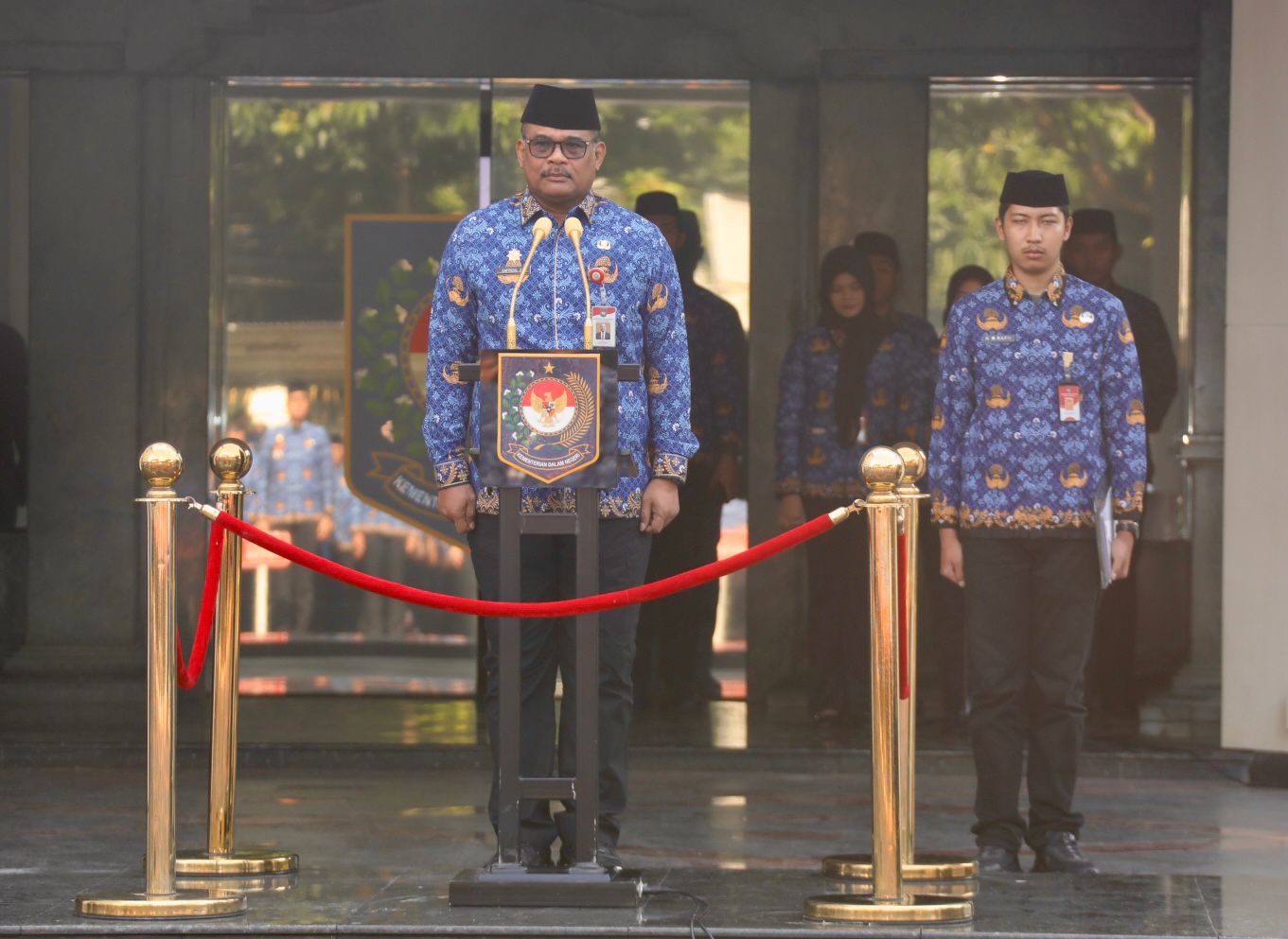 Kemendagri Gelar Upacara Hari Kesaktian Pancasila dan Lepas Kontingen Pornas XVII Korpri