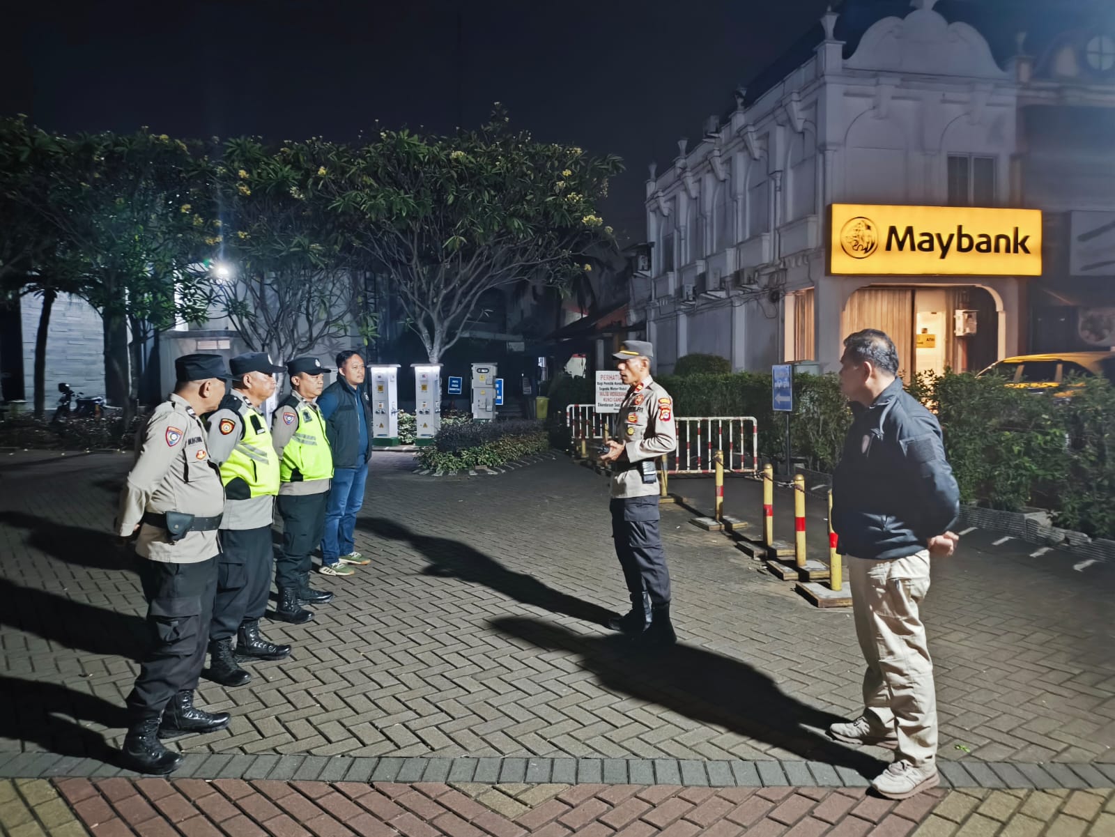 Apel Patroli Rayon 1 Polsek Cikupa dan Panongan Dipimpin IPTU Slamet Riyadi