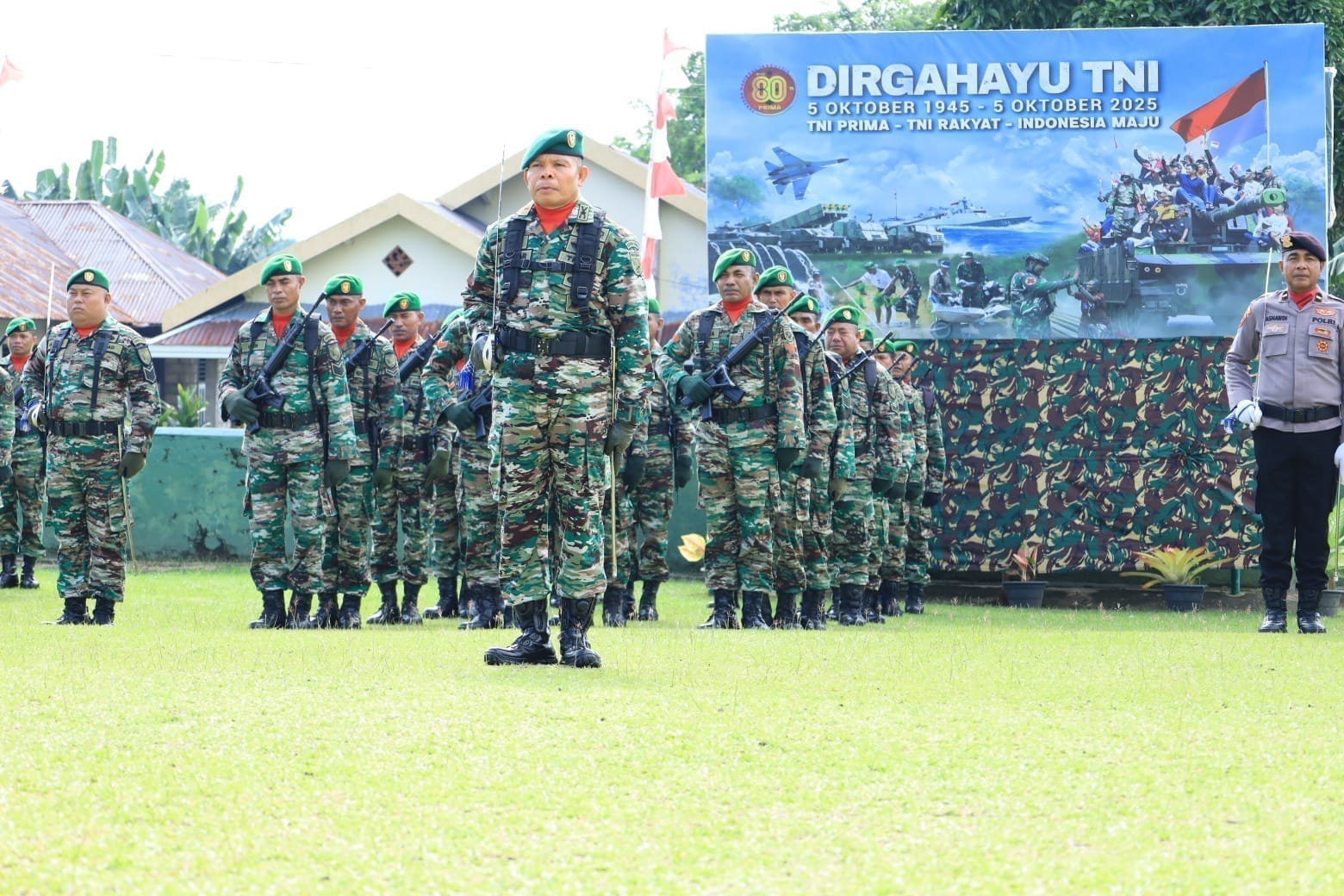 Kodim 1505/Tidore Gelar Upacara Peringatan HUT TNI ke-80 Tahun 2025