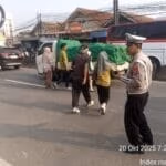 Kanit Lantas Polsek Cikupa IPTU Udi Muhdi Turun Langsung Pantau Arus Lalu Lintas Pagi Hari