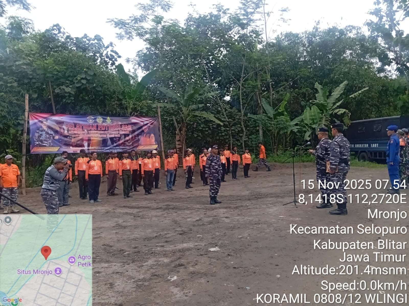 Upacara Pembukaan Pelatihan Potensi Sar Di Selopuro Blitar Resmi Digelar