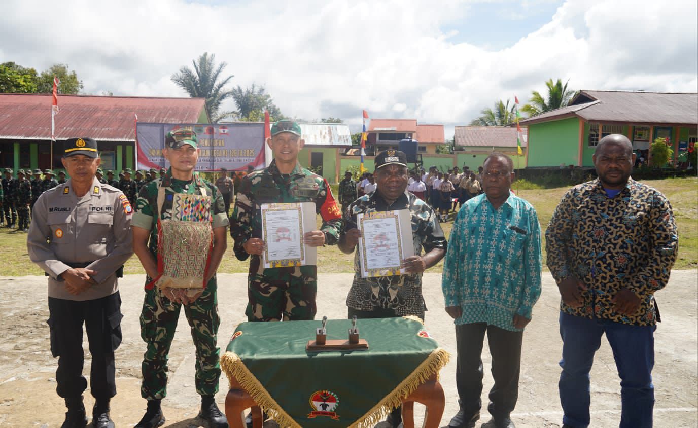 Kodam Kasuari Resmi tutup TMMD ke-126 : Bukti Nyata Kemanunggalan TNI dan Rakyat