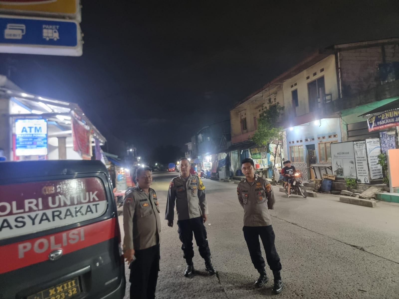 Polsek Cikupa Gelar Patroli Malam Ops Cipkon Antisipasi Gangguan Kamtibmas