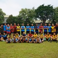 Penuh Keceriaan dan Soliditas, Yonif 2 Marinir Gelar Fun Football Bersama Danyonif di Ksatrian Hartono