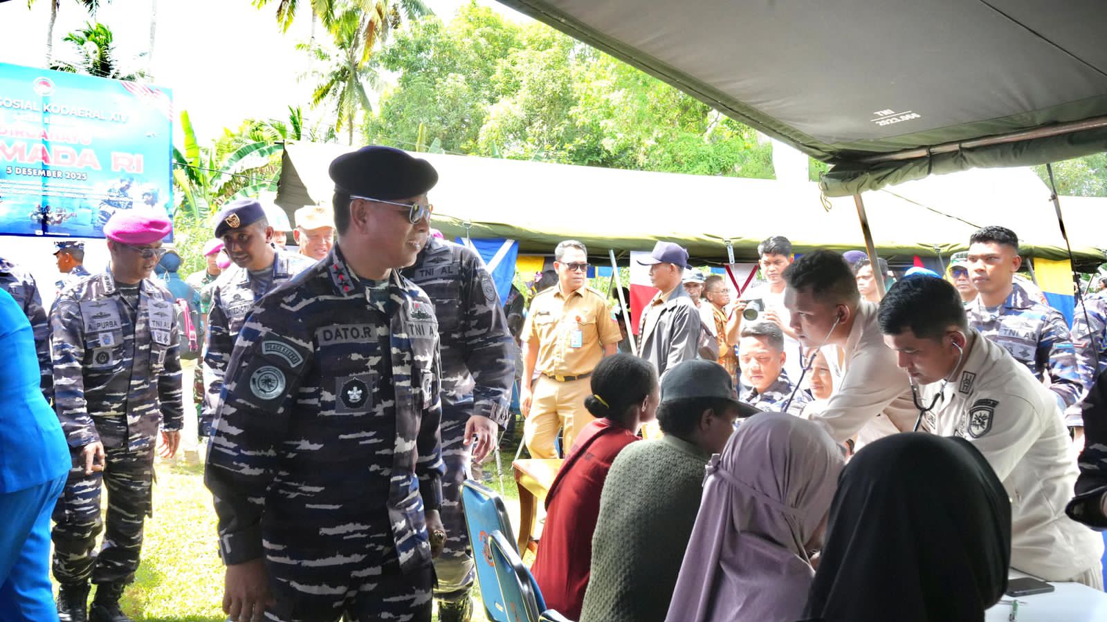 TNI AL Peduli: Baksos, Layanan Kesehatan, dan Penanaman Mangrove Warnai HUT Armada RI di Sorong