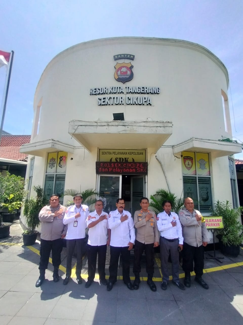 Polsek Cikupa Terima Audensi Pokdarkamtibmas, Perkuat Sinergitas Jaga Kamtibmas