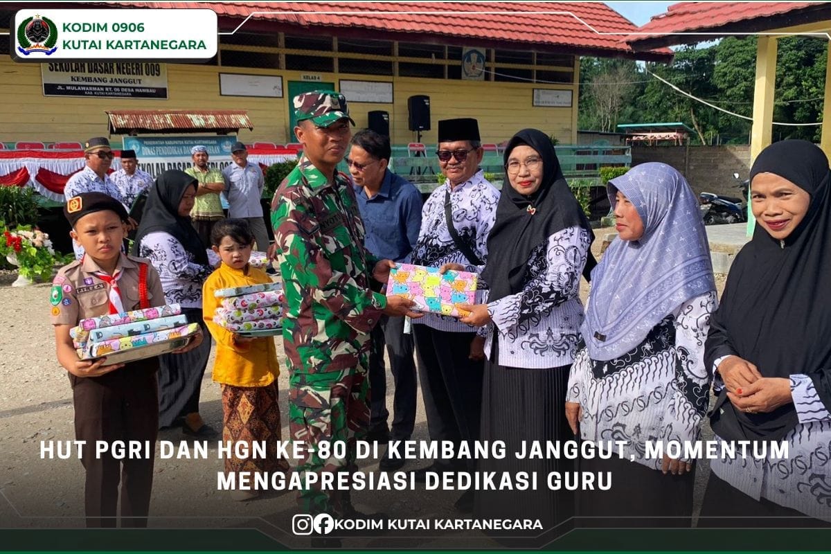 HUT PGRI dan HGN ke-80 di Kembang Janggut, Momentum Mengapresiasi Dedikasi Guru