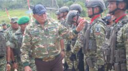 Menteri Pertahanan RI Kunjungi Brigif TP 85/BTC di Kutai Barat