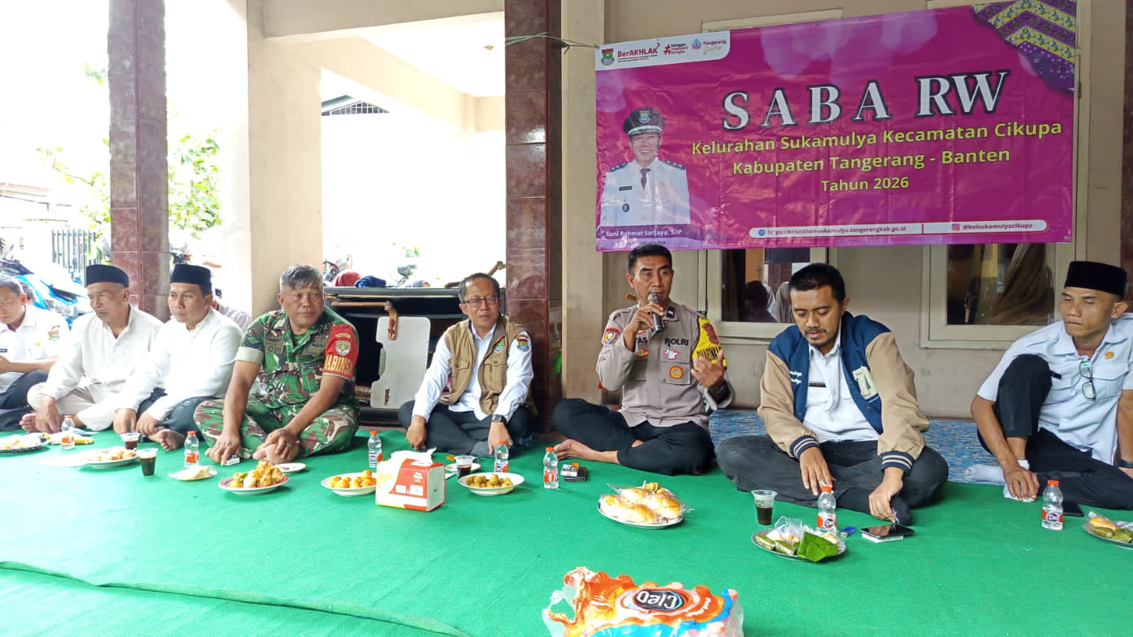 Bhabinkamtibmas Sukamulya Gelar Ngariung/Saba RW, Perkuat Sinergi Jaga Kamtibmas