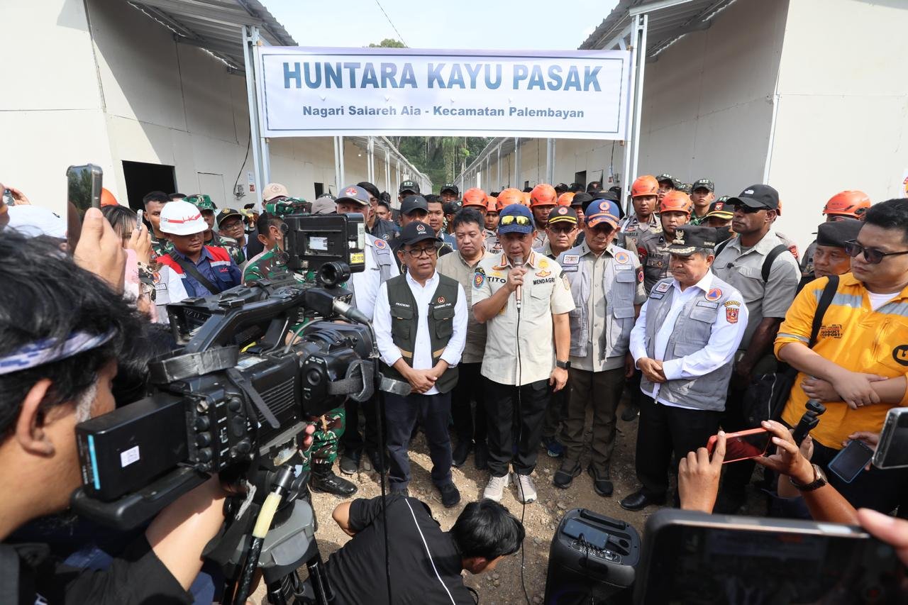 Pembangunan Huntara Terus Dikebut, 4.263 Unit Rampung di Tiga Provinsi Terdampak Bencana