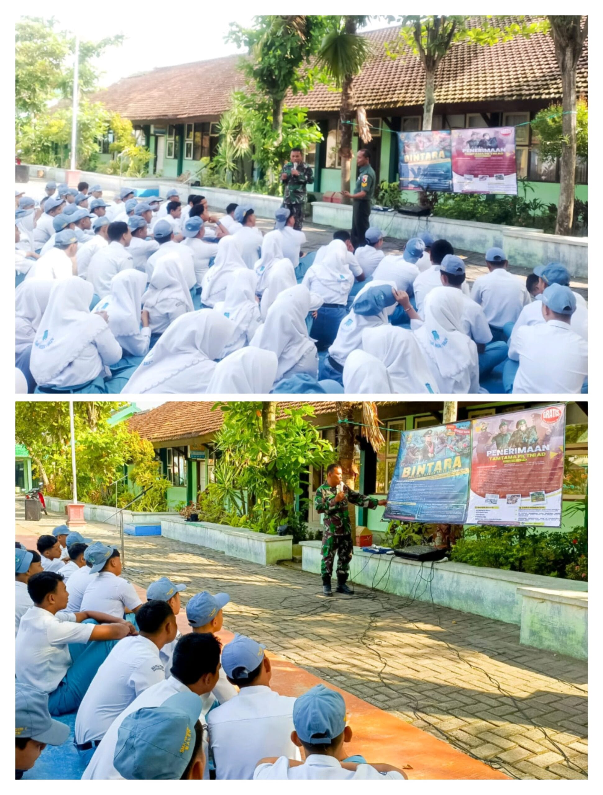 Bangkitkan Minat Pelajar Jadi Tentara, Babinsa Balen Bojonegoro Datangi Sekolah Sosialisasikan Rekrutmen TNI Angkatan Darat