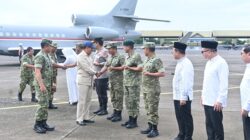 Danlanud Sultan Hasanuddin Sambut dan Hantar Kunjungan Kerja Wamenhan RI di Makassar