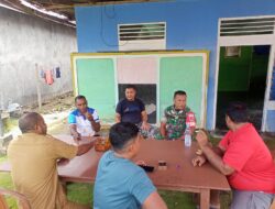 Babinsa Koramil 1505-01/Tidore Laksanakan Komsos Bersama Warga Desa Tosa