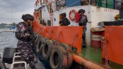 Tegakkan Hukum di Laut, Armada III Amankan Kapal Pengangkut Nikel di Teluk Weda