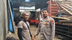 Bhabinkamtibmas Bitung Jaya Sambang Warga, Sampaikan Imbauan Kamtibmas