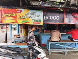 Bhabinkamtibmas Bitung Jaya Sambang Warung, Perkuat Koordinasi Kamtibmas