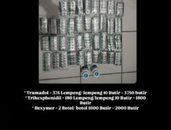 Dalam Rangka Operasi Pekat Maung 2026 Polsek Cikupa Ungkap Peredaran 7.550 Butir Obat Ilegal, Satu Tersangka Diamankan