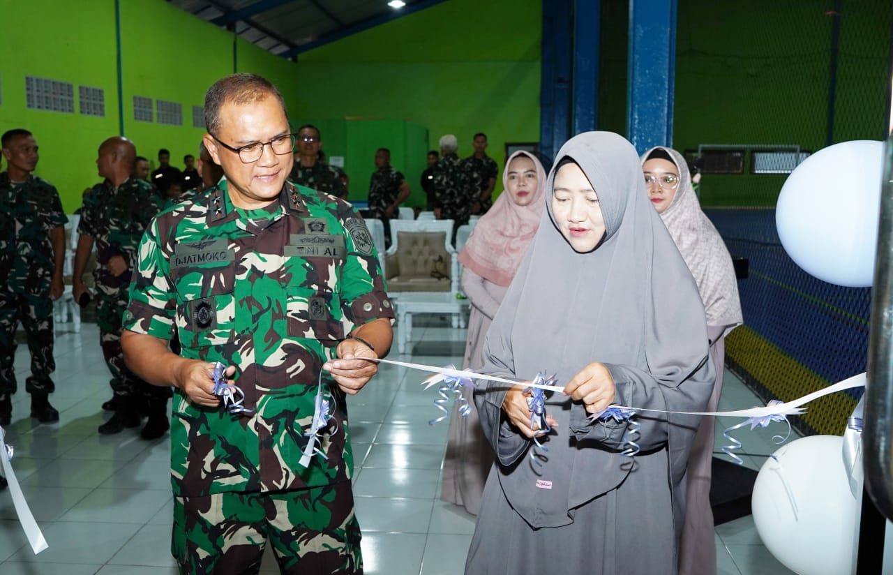 Komandan Kodaeral XIV Resmikan Moro Sangaji Gym, Sekaligus Lepas Purna Tugas Sahli A Kodaeral XIV