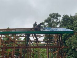 Progres Nyata TMMD Ke-127, Atap RTLH Mulai Terpasang