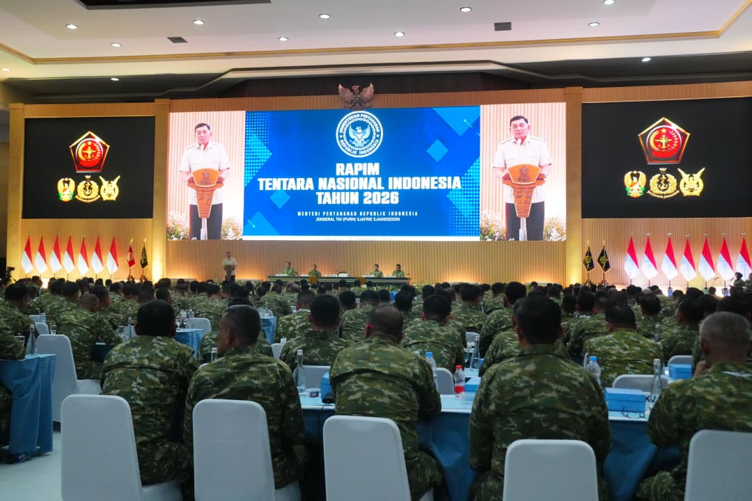 Panglima TNI Pimpin Rapim TNI 2026 di Mabes TNI Cilangkap