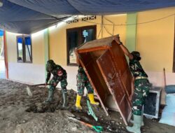 Satgas Kodam I/BB Pulihkan Sekolah Terdampak Banjir di Tapsel, Siswa Kembali Belajar Normal