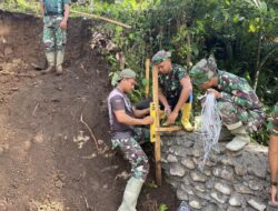 TNI AD Bangun Jembatan Aramco di Lima Puluh Kota, Perkuat Akses dan Ekonomi Warga