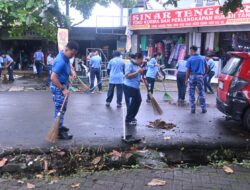 Gerakan Indonesia ASRI, Personel Lanud Sultan Hasanuddin Bersihkan Kawasan Terminal dan Pasar Daya