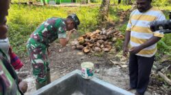 Dandim 1804/Kaimana Tinjau Langsung Sumur TMMD ke-127 di Kampung Sisir