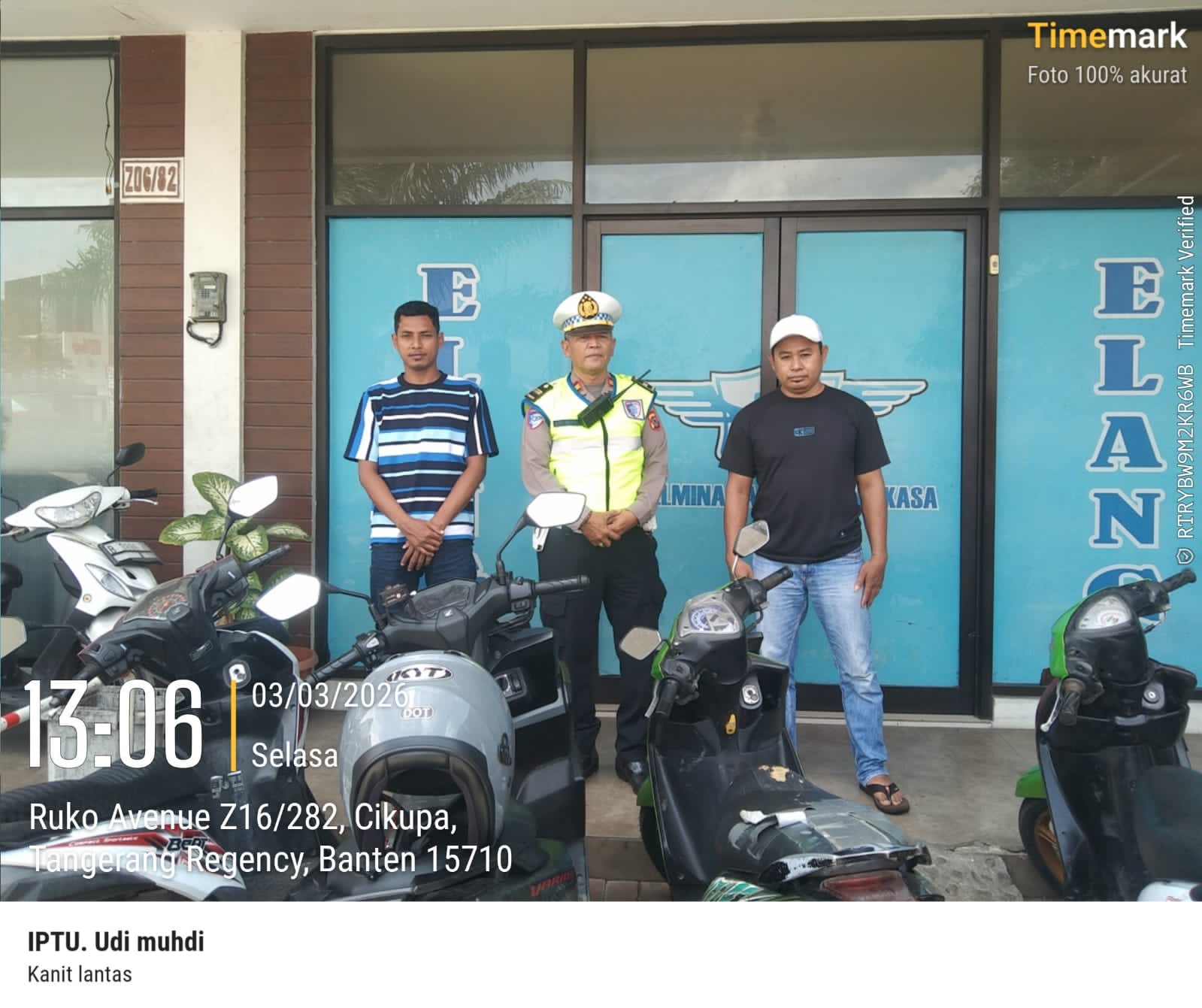 IPTU Udi Muhdi Pantau Langsung Operasi KRYD, Sasar Debt Collector di Wilkum Polsek Cikupa