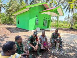 Kodim 1804/Kaimana Hadir Nyata Melalui TMMD Ke-127: Dandim Sulistyo Nugroho Pererat Kebersamaan dengan Warga Sisir
