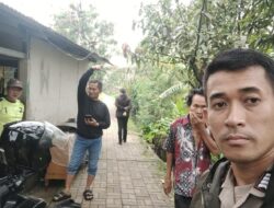 Bripka Ristyanto Sambangi Warga Desa Cibadak, Perkuat Komunikasi dan Harkamtibmas