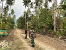 Dandim 1804/Kaimana Cek Langsung Pembukaan Jalan TMMD 127 di Kampung Marsi