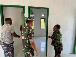 Dandim 1804/Kaimana Cek Langsung Progres Rumah TMMD ke-127 di Kampung Sisir
